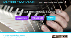Desktop Screenshot of metodofastmusic.it